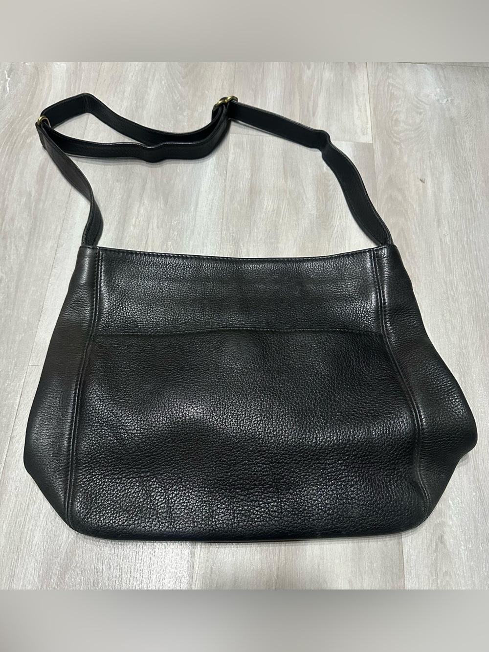 Vintage 1996 Coach Sonoma Pocket Shopper 4929 1996 Crossbody Leather Black Bag